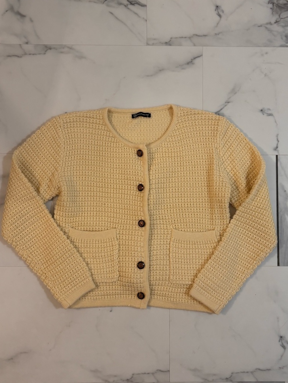 🪴Pretty Garden Chic🪴 Knit Button-Front Cardigan Sweater